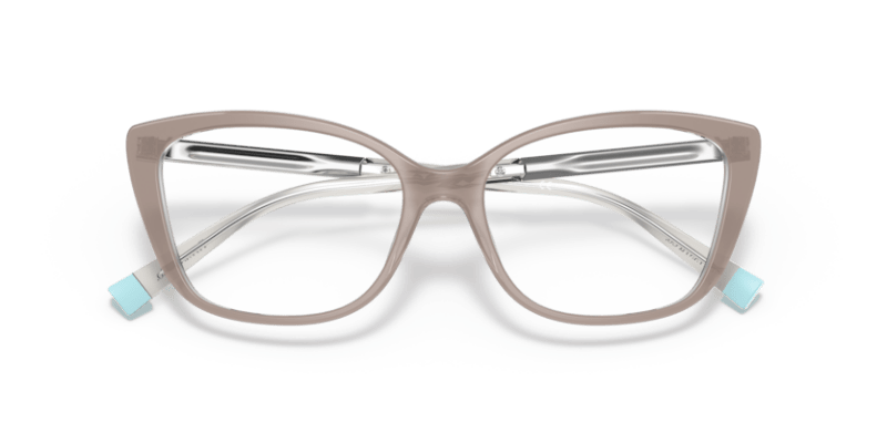 Satin Champagne Gradient - 0TF2208B 8056597383653 Tiffany Eyeglasses Woman Cat Eye