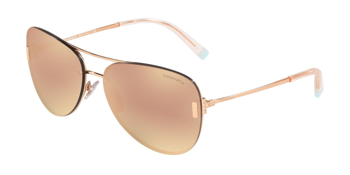 0TF3066 - Tiffany - (Rubedo) Grey Mirror Rose Gold - 62 - 15 - 135 MM - Ardor Eyewear 8056597046831