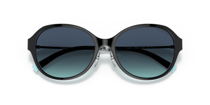 Black On Tiffany Blue - 0TF4181D 8056597386579 Tiffany Sunglasses Woman Round