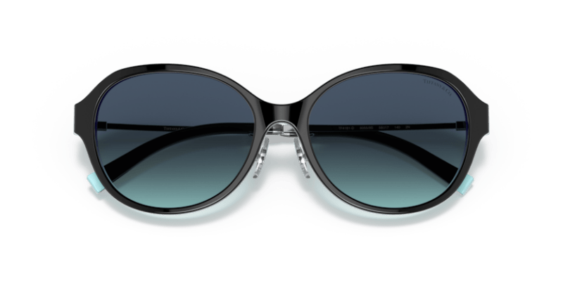 Black On Tiffany Blue - 0TF4181D 8056597386579 Tiffany Sunglasses Woman Round