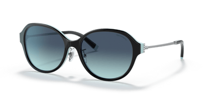 Black On Tiffany Blue - 0TF4181D 8056597386579 Tiffany Sunglasses Woman Round