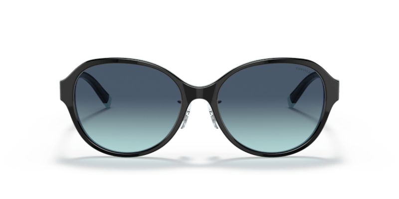 Black On Tiffany Blue - 0TF4181D 8056597386579 Tiffany Sunglasses Woman Round