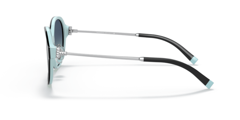 Black On Tiffany Blue - 0TF4181D 8056597386579 Tiffany Sunglasses Woman Round