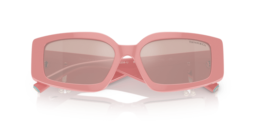 0TF4208U - Tiffany - (Solid Pink) Light Pink Mirror Silver - 54 - 17 - 140 MM - Ardor Eyewear 8056597888998