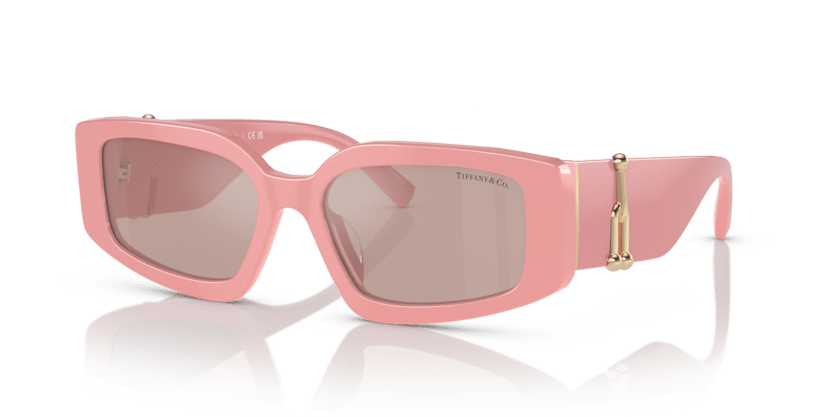 0TF4208U - Tiffany - (Solid Pink) Light Pink Mirror Silver - 54 - 17 - 140 MM - Ardor Eyewear 8056597888998