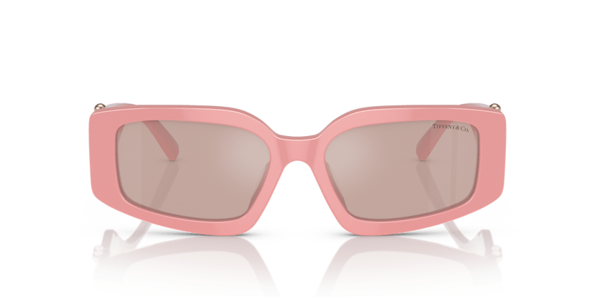 0TF4208U - Tiffany - (Solid Pink) Light Pink Mirror Silver - 54 - 17 - 140 MM - Ardor Eyewear 8056597888998