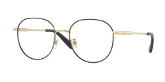 0VE1282D - Versace - Black - (Gold/Black 1433) - 53 - 19 - 145 MM - Ardor Eyewear 8056597649933