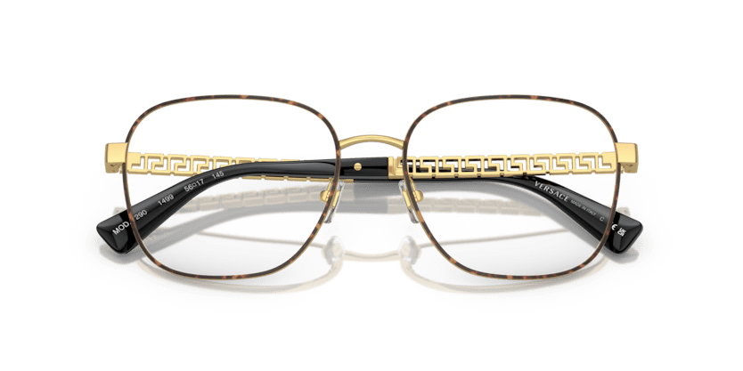 0VE1290 - Versace - Brown - (Havana/Gold 1499) - 56MM - Ardor Eyewear