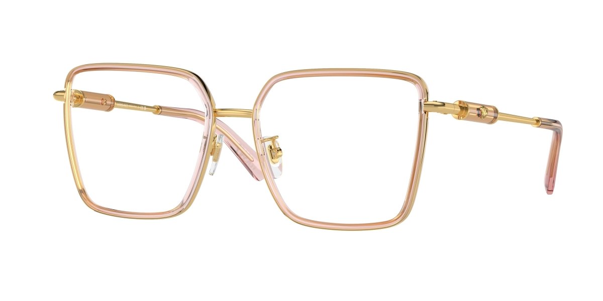 0VE1294D - Versace - Pink - (Transparent Peach 1507) - 55 - 17 - 140 MM - Ardor Eyewear 8056597933599