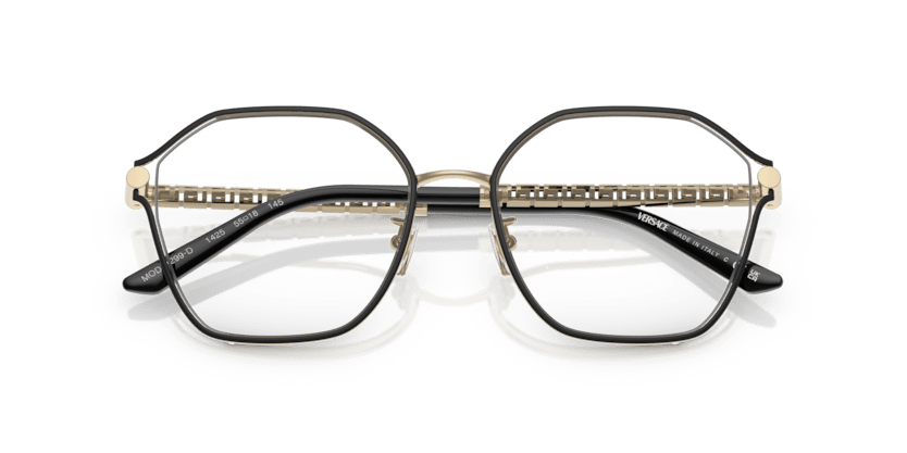 0VE1299D - Versace - Gold - (Pale Gold 1425) - 55 - 18 - 145 MM - Ardor Eyewear 8056262050217