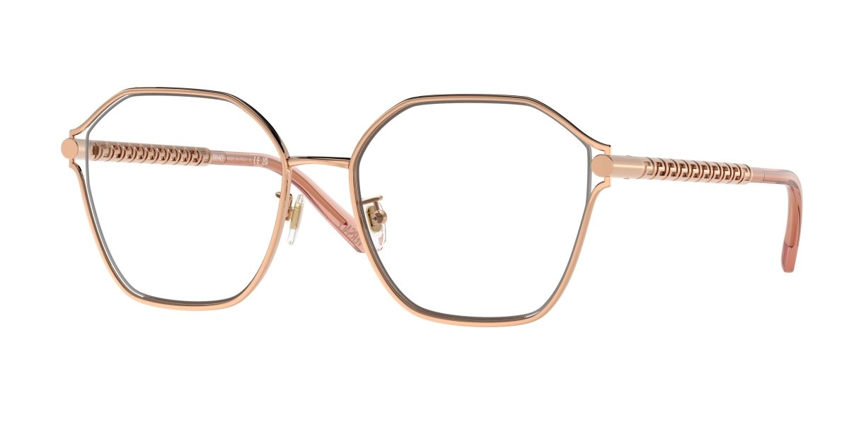 0VE1299D - Versace - Gold - (Rose Gold 1412) - 55 - 18 - 145 MM - Ardor Eyewear 8056262050187