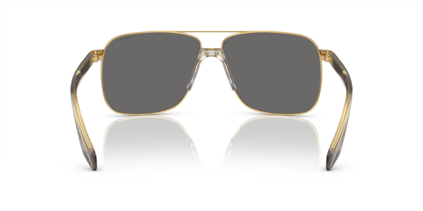 0VE2174 - Versace - Frame: Gold - (Gold 1002Z3) - Lens: Dark Grey Mirror Silver Polarized Polarized - 59 MM - Ardor Eyewear