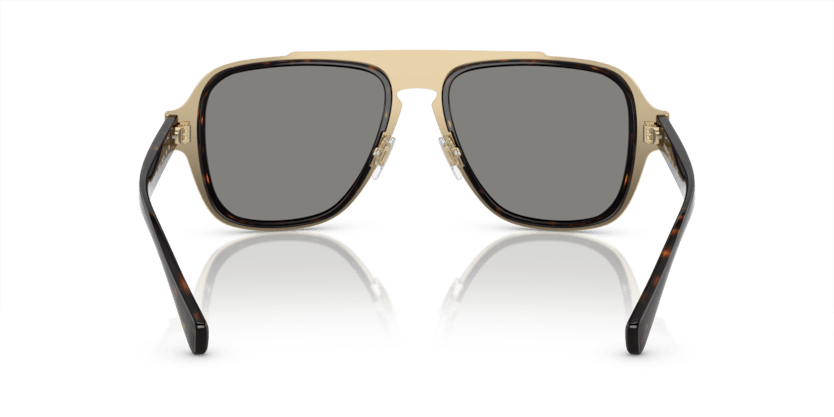 0VE2199 - Versace - Frame: Tortoise - (Havana 12524T) - Lens: Dark Grey Mirror Gold - 56 MM - Ardor Eyewear