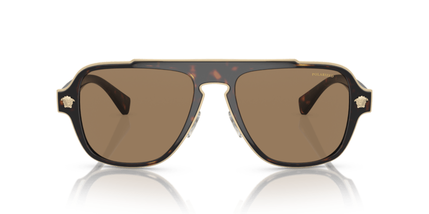 0VE2199 - Versace - Frame: Tortoise - (Havana 1252LA) - Lens: Orange Polarized - 56 MM - Ardor Eyewear