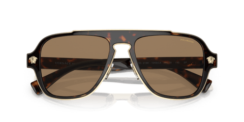 0VE2199 - Versace - Frame: Tortoise - (Havana 1252LA) - Lens: Orange Polarized - 56 MM - Ardor Eyewear