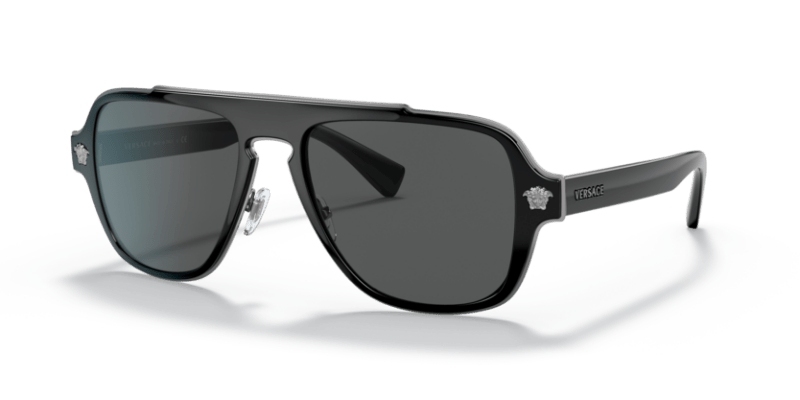 Black - 0VE2199 8056597697033 Versace Sunglasses Man Irregular