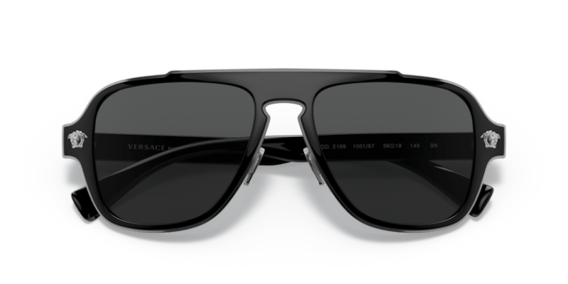 Black - 0VE2199 8056597697033 Versace Sunglasses Man Irregular