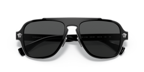 Black - 0VE2199 8056597697033 Versace Sunglasses Man Irregular