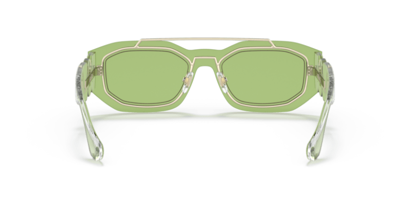 Transparent Light Green - 0VE2235 8056597540759 Versace Sunglasses Man Irregular