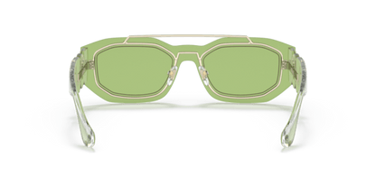 Transparent Light Green - 0VE2235 8056597540759 Versace Sunglasses Man Irregular