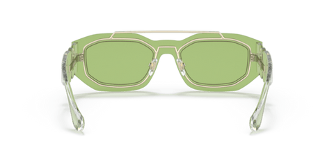 Transparent Light Green - 0VE2235 8056597540759 Versace Sunglasses Man Irregular