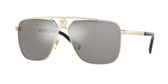 0VE2238 - Versace - (Pale Gold) Light Grey Mirror Silver - 61 - 13 - 140 MM - Ardor Eyewear 8056597523486