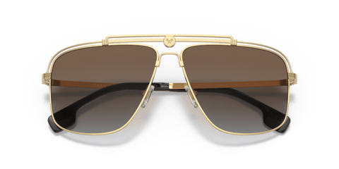 Gold - 0VE2242 8056597640442 Versace Sunglasses Man Rectangle