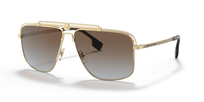 Gold - 0VE2242 8056597640442 Versace Sunglasses Man Rectangle