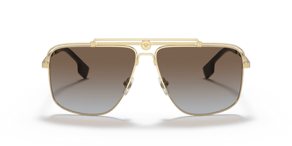 Gold - 0VE2242 8056597640442 Versace Sunglasses Man Rectangle