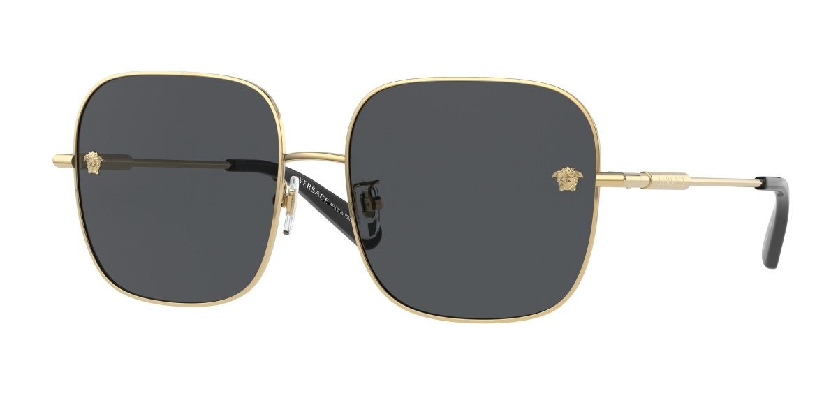 0VE2246D - Versace - (Gold) Dark Grey - 59 - 17 - 145 MM - Ardor Eyewear 8056597650380