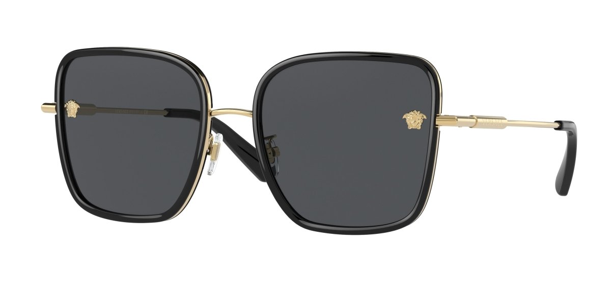 0VE2247D - Versace - (Black) Dark Grey - 57 - 19 - 145 MM - Ardor Eyewear 8056597650397