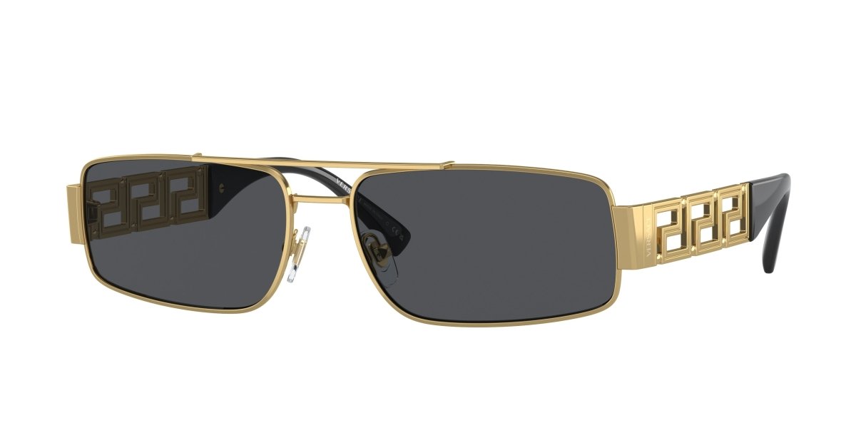 0VE2257 - Versace - (Gold) Dark Grey - 60 - 16 - 145 MM - Ardor Eyewear 8056597838511