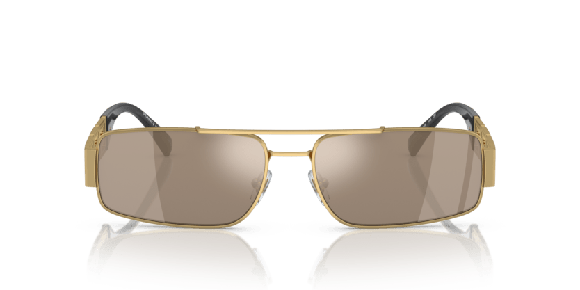 0VE2257 - Versace - (Gold) Light Brown Mirror Dark Gold - 60 - 16 - 145 MM - Ardor Eyewear 8056597838528