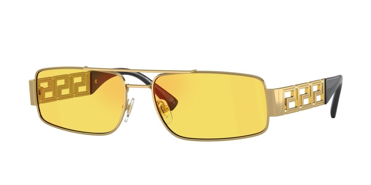 0VE2257 - Versace - (Gold) Yellow Mirror Red - 60 - 16 - 145 MM - Ardor Eyewear 8056597838535