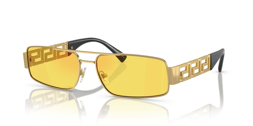 0VE2257 - Versace - (Gold) Yellow Mirror Red - 60 - 16 - 145 MM - Ardor Eyewear 8056597838535