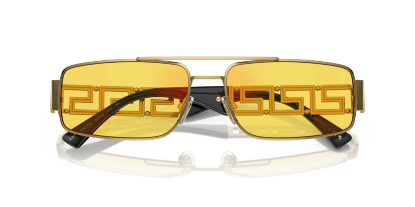 0VE2257 - Versace - (Gold) Yellow Mirror Red - 60 - 16 - 145 MM - Ardor Eyewear 8056597838535