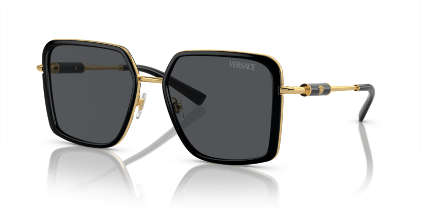 0VE2261 - Versace - (Black) Dark Grey - 56 - 18 - 140 MM - Ardor Eyewear 8056597920766