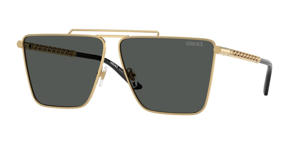 0VE2266 - Versace - (Gold) Dark Grey - 64 - 11 - 145 MM - Ardor Eyewear 8056262014134