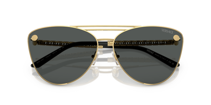 0VE2267 - Versace - (Gold) Dark Grey - 64 - 14 - 140 MM - Ardor Eyewear 8056262017371