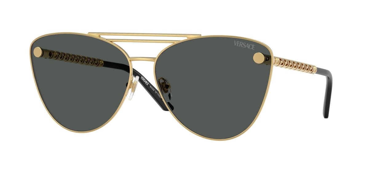 0VE2267 - Versace - (Gold) Dark Grey - 64 - 14 - 140 MM - Ardor Eyewear 8056262017371