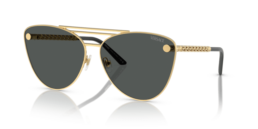 0VE2267 - Versace - (Gold) Dark Grey - 64 - 14 - 140 MM - Ardor Eyewear 8056262017371