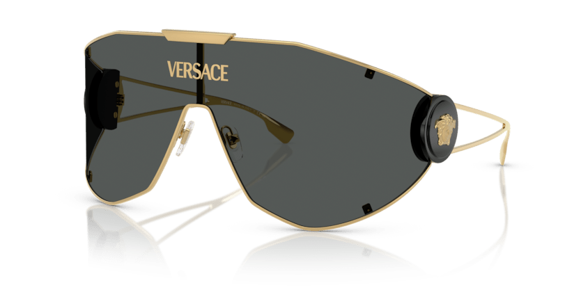 0VE2268 - Versace - (Gold) Dark Grey - 42 - 142 - 115 MM - Ardor Eyewear 8056262033272