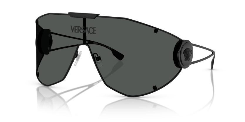 0VE2268 - Versace - (Matte Black) Dark Grey - 42 - 142 - 115 MM - Ardor Eyewear 8056262033289