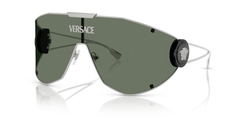 0VE2268 - Versace - (Silver) Dark Green - 42 - 142 - 115 MM - Ardor Eyewear 8056262033296