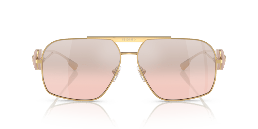 0VE2269 - Versace - (Gold) Light Pink Mirror Gradient Silver - 62 - 13 - 130 MM - Ardor Eyewear 8056262032077