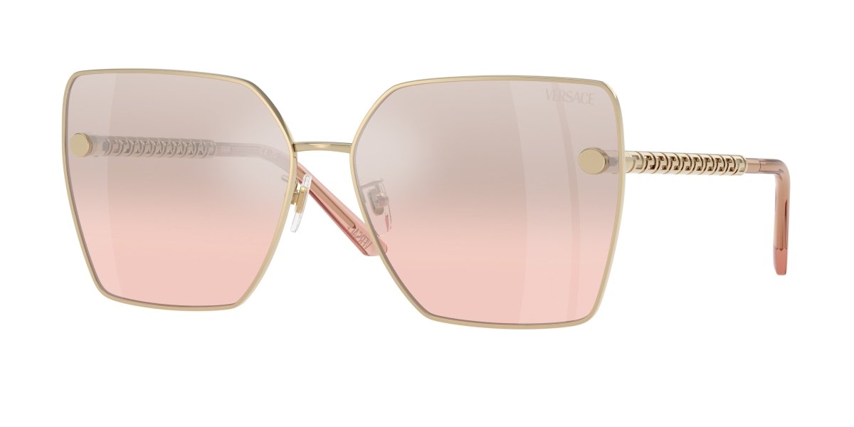 0VE2270D - Versace - (Pale Gold) Light Pink Mirror Gradient Silver - 63 - 15 - 145 MM - Ardor Eyewear 8056262062685