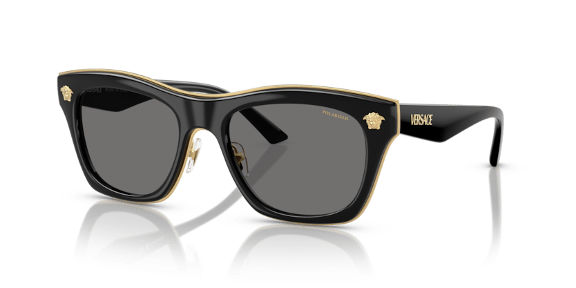 0VE2272 - Versace - (Black) Dark Grey Polar Polarized - 53 - 18 - 145 MM - Ardor Eyewear 8056262241745