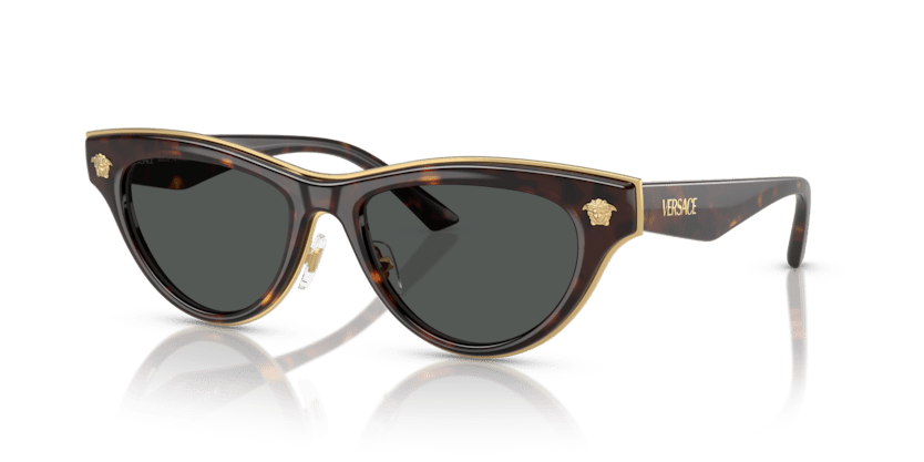 0VE2273 - Versace - (Havana) Dark Grey - 52 - 17 - 145 MM - Ardor Eyewear 8056262197615