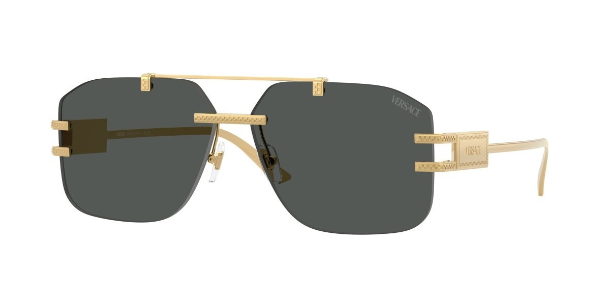 0VE2275 - Versace - (Gold) Dark Grey - 60 - 13 - 140 MM - Ardor Eyewear 8056262247860