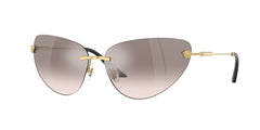 0VE2281 - Versace - (Gold) Light Brown Mirror Silver - 64 - 13 - 135 MM - Ardor Eyewear 8056262427712